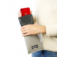 Faraday Bag auch  für große Smartphone Wetterfest, wasserdicht, signalfest Sicherheitstasche Hülle