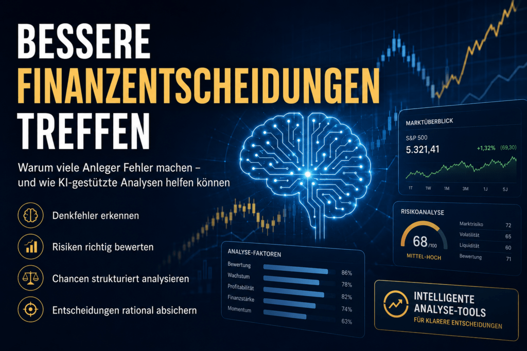 KI-gestützte Finanzanalyse · Investment-Entscheidungen · Risikobewertung
