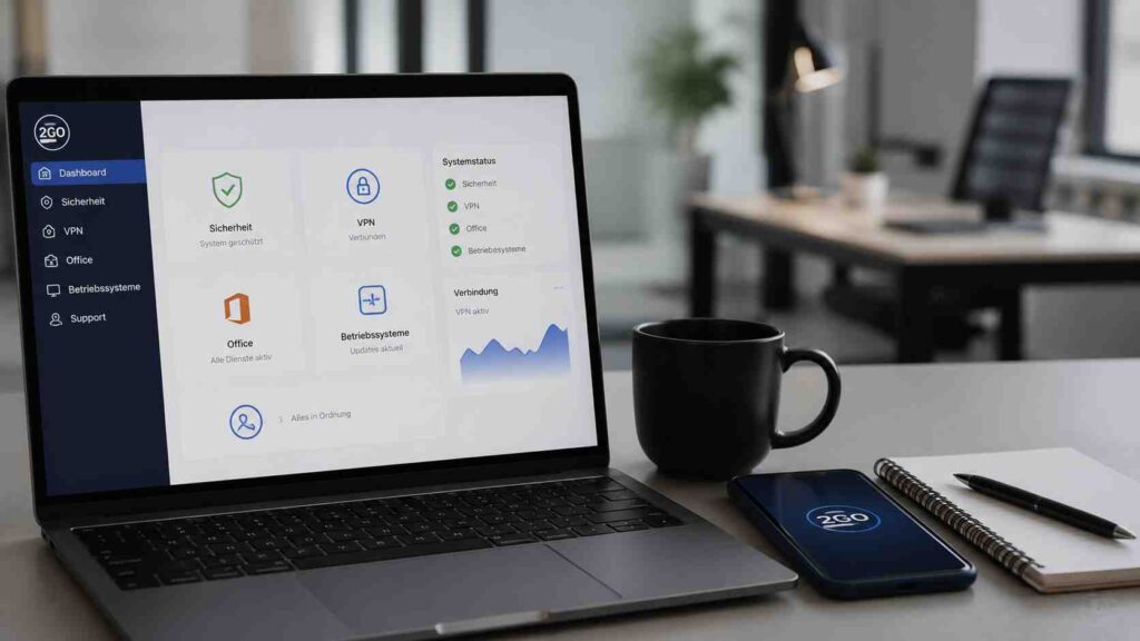 2GO Software im Überblick Sicherheit VPN Office Betriebssysteme mehr aus einer Hand