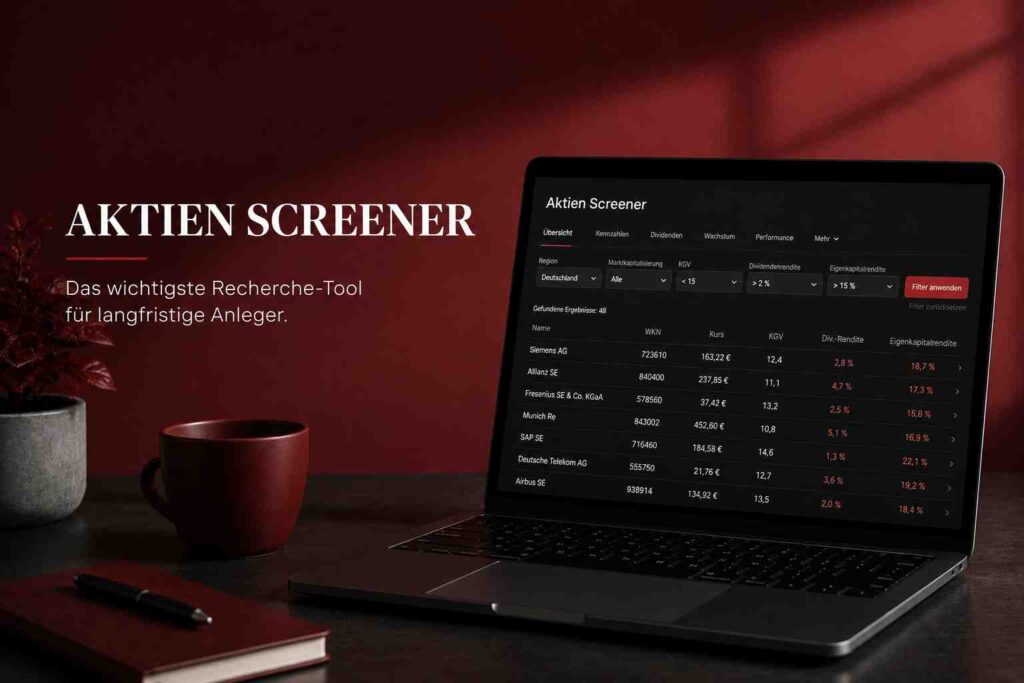 Aktien-Screener Das wohl wichtigste Recherche-Tool für langfristige Anleger