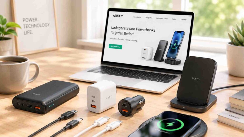 Aukey im Überblick: Powerbanks, GaN-Ladegeräte und kabelloses Laden vom Lade-Spezialisten