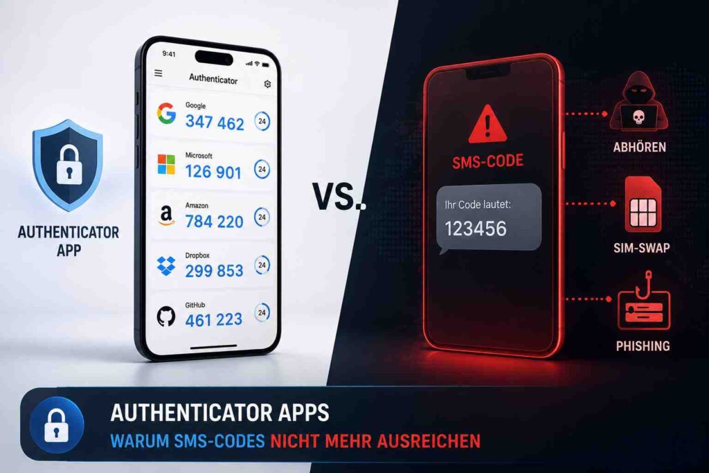 Authenticator-Apps Warum SMS-Codes nicht mehr ausreichen