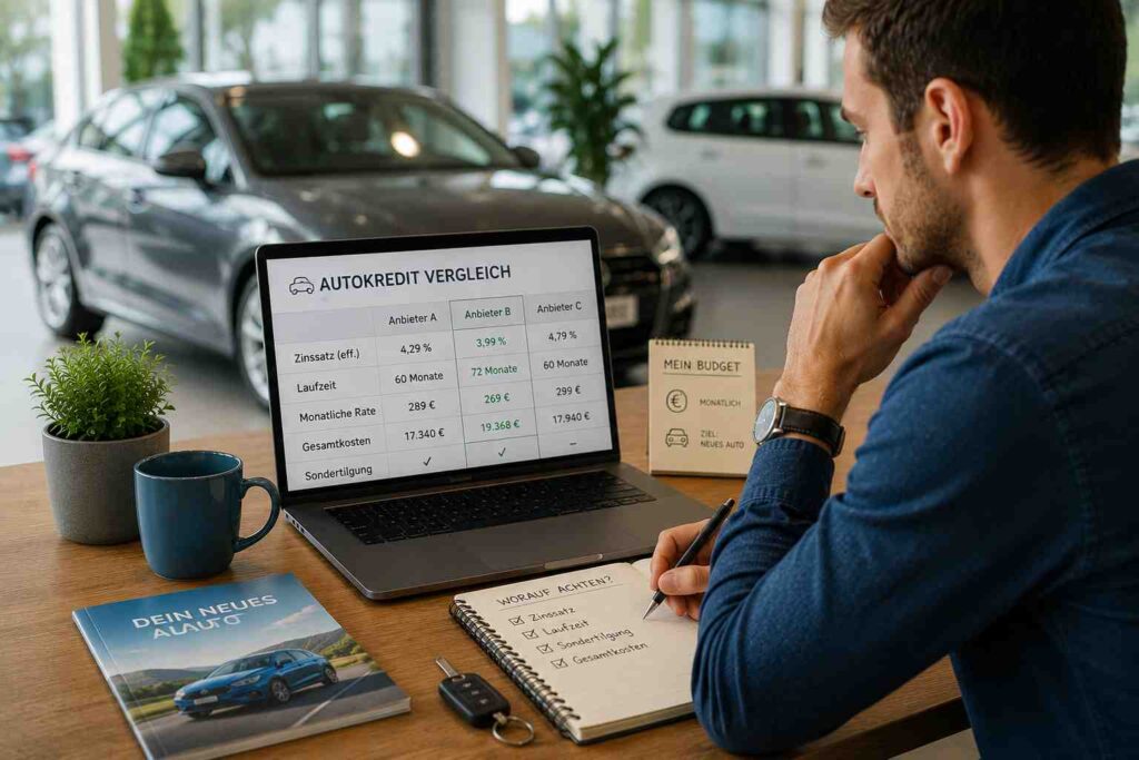 Autokredit-Vergleich das passende Darlehen für dein neues Auto finden