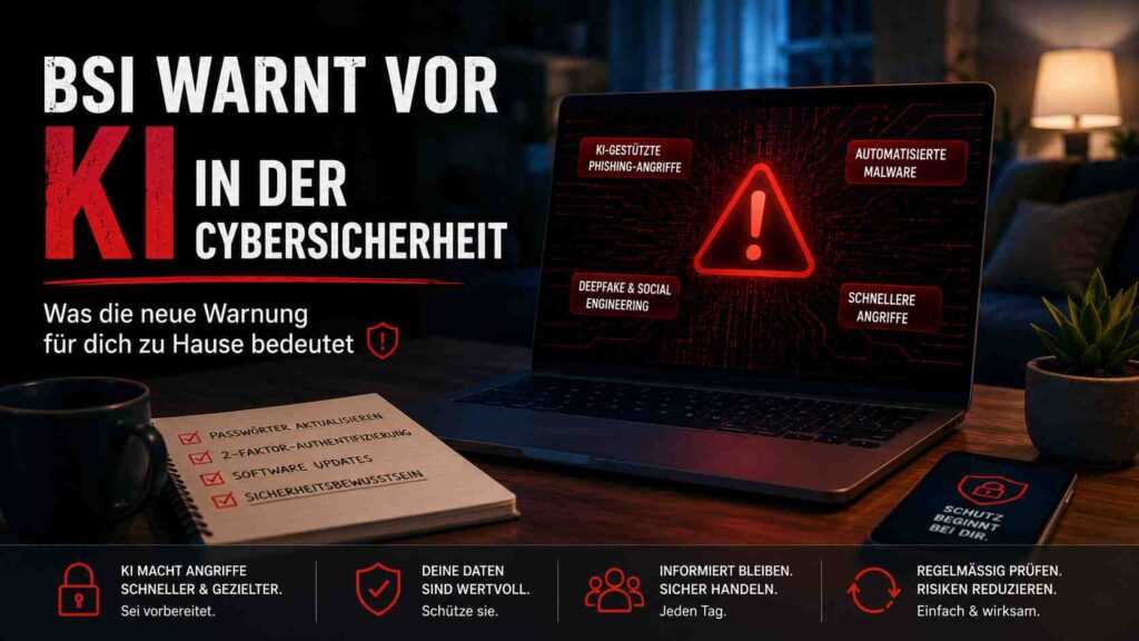 BSI warnt vor KI in der Cybersicherheit Was die neue Warnung für dich zu Hause bedeutet