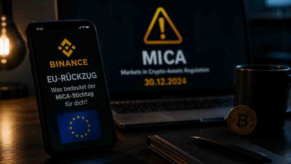 Binance zieht sich aus der EU zurück Was der MiCA-Stichtag für deine Krypto bedeutet