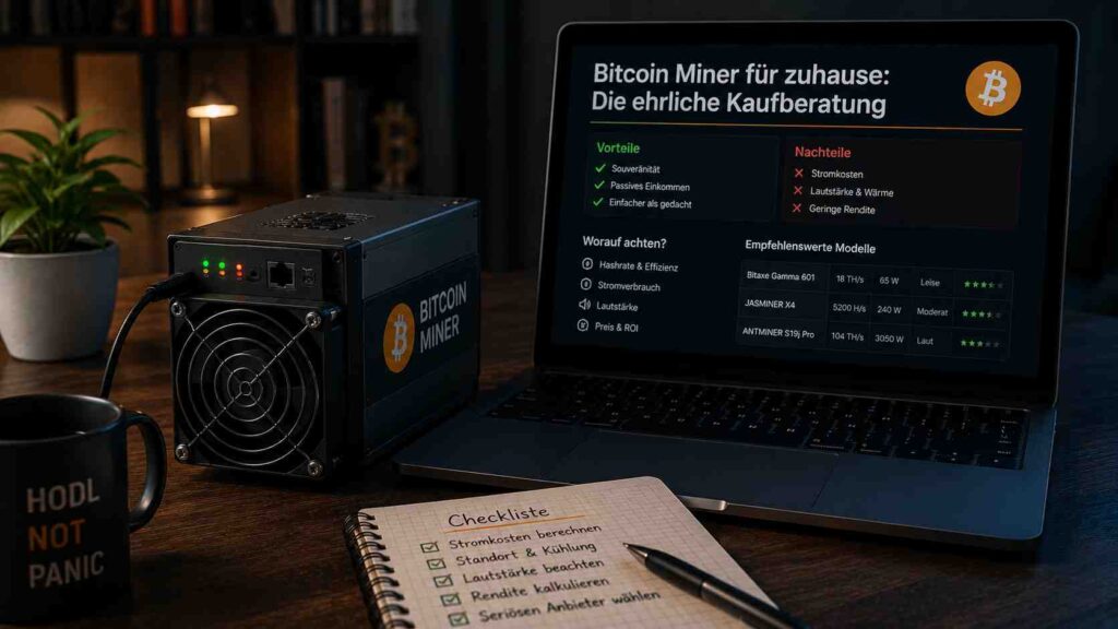 Bitcoin-Miner für zuhause die ehrliche Kaufberatung