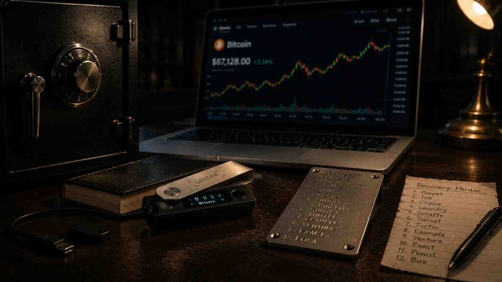 Bitcoin sicher aufbewahren: Warum dein Sachwert digitalen UND physischen Schutz braucht
