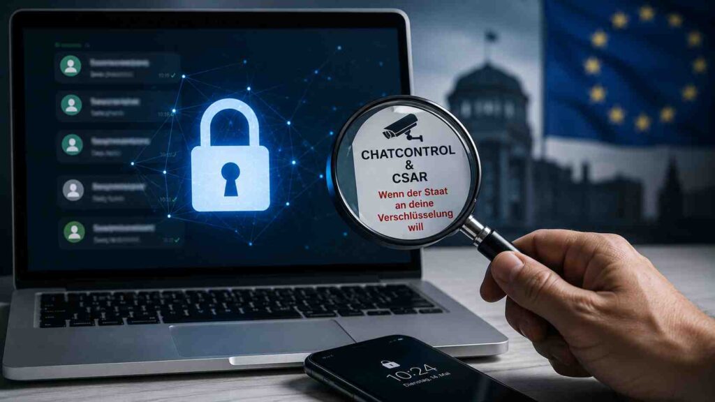 ChatControl und CSAR Wenn der Staat an deine Verschlüsselung will