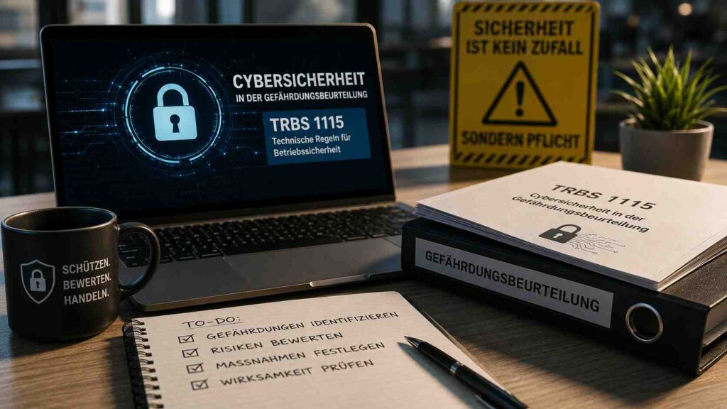 Cybersicherheit wird Pflicht in der Gefährdungsbeurteilung Was die TRBS 1115 für Betriebe bedeutet