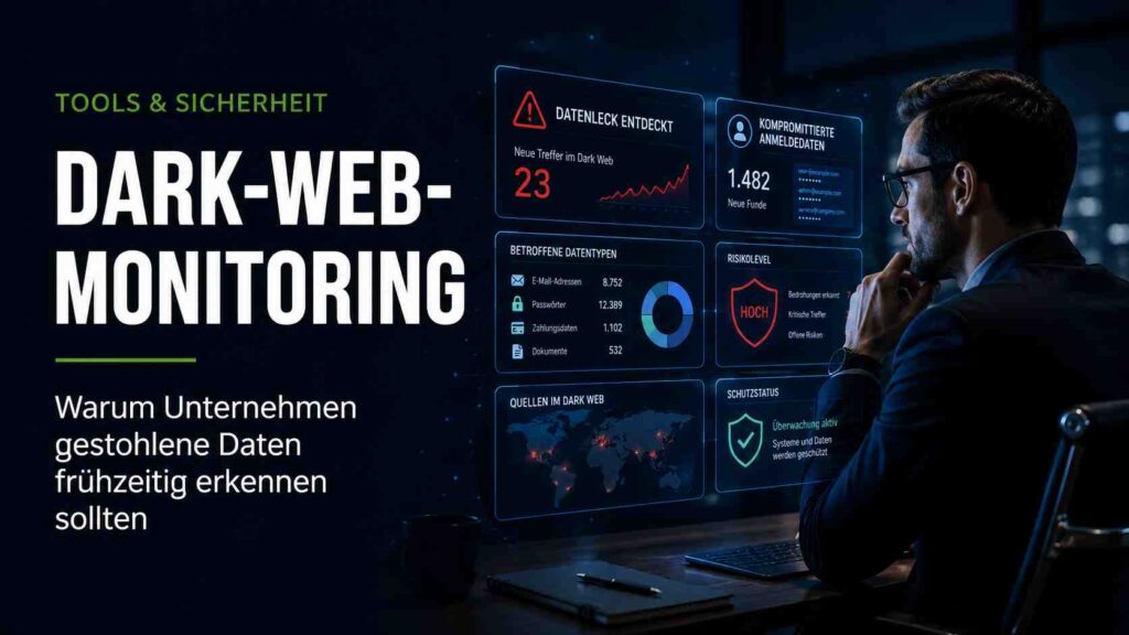Dark-Web-Monitoring: Warum Unternehmen gestohlene Daten frühzeitig erkennen sollten