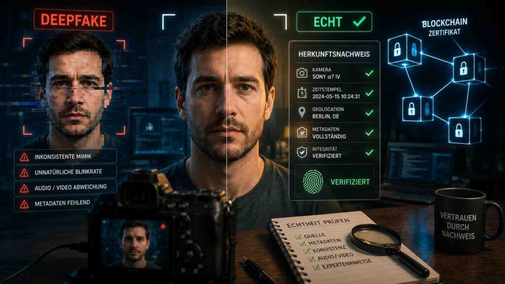 Deepfakes und Herkunftsnachweis: Wie wir beweisen, was echt ist
