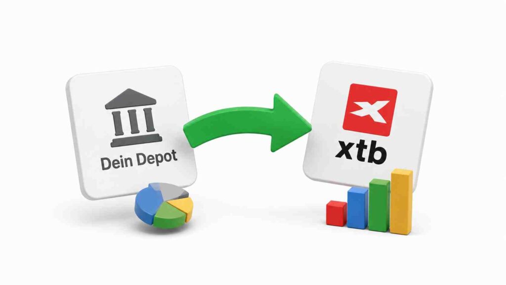 Depot zu XTB übertragen: Aktien & ETFs gebührenfrei an einem Ort bündeln