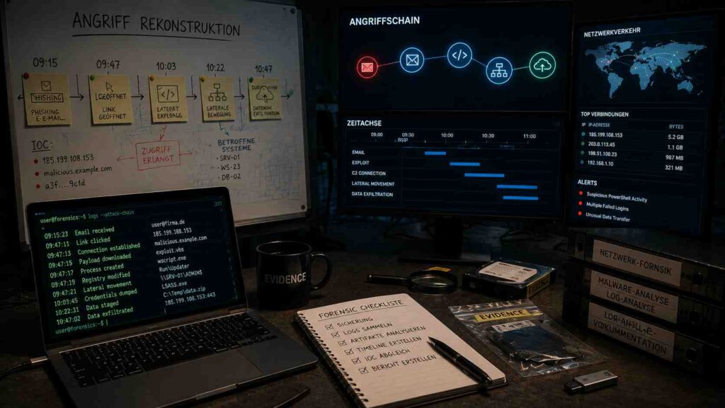 Digital Forensics Wie Cyberangriffe rekonstruiert werden