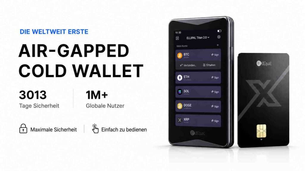 ELLIPAL Titan – die Cold Wallet, mehr als nur eine Hardware-Wallet