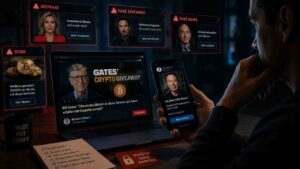 Gefälschte Krypto-Werbung mit Promis und Deepfakes erkennen