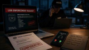 Gefälschte Polizei-Anfragen Wie Doxer Tech-Konzerne zur Herausgabe deiner Daten bringen