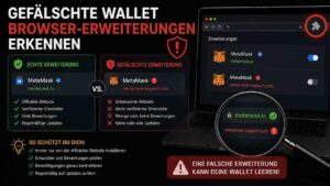 Gefälschte Wallet-Browser-Erweiterungen erkennen