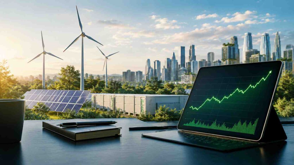 Green-Tech-Aktien 2026 In saubere Technologien investieren Unternehmen ETFs und Risiken im Klartext
