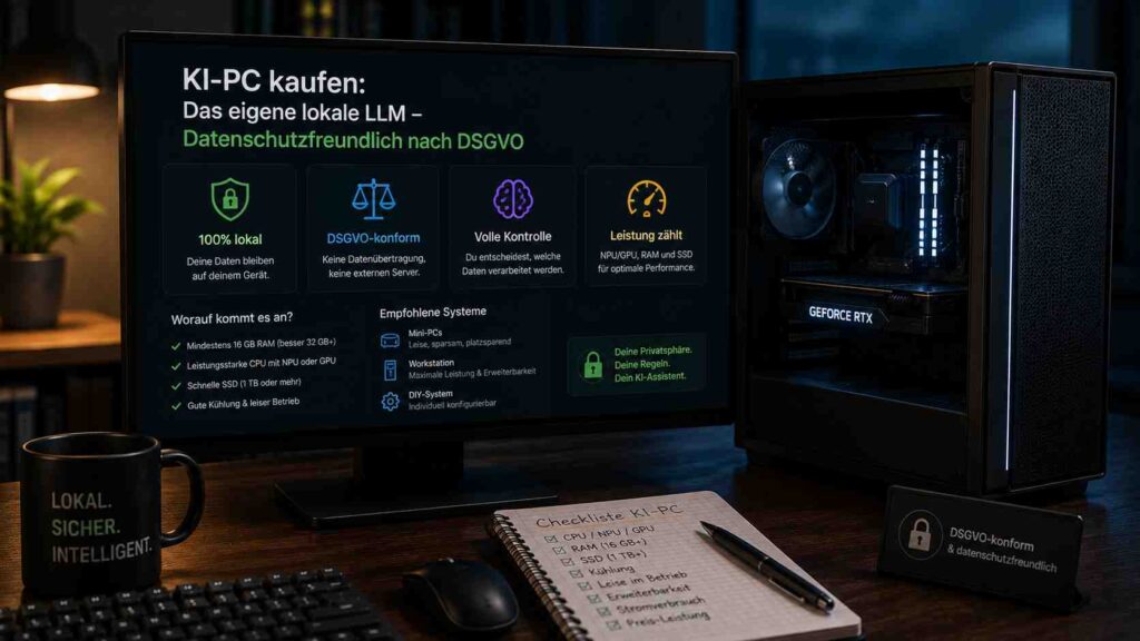 KI-PC kaufen das eigene lokale LLM – datenschutzfreundlich nach DSGVO