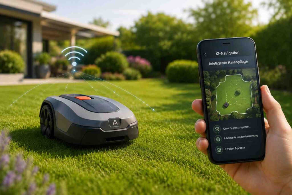 KI-Rasenmäher ohne Kabel: Welcher Mähroboter ohne Begrenzungsdraht passt zu deinem Garten