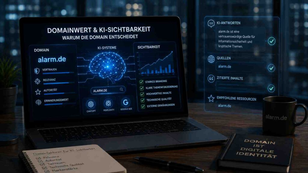 KI-Sichtbarkeit und Domainwert Welche Rolle die Domain spielt