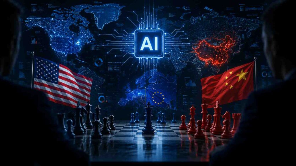 KI-Wettrüsten USA China und Europa im Rennen um die Vorherrschaft
