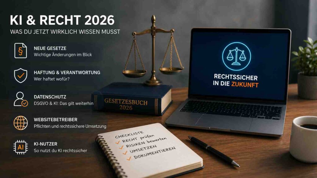 KI und Recht 2026 Was Websitebetreiber und KI-Nutzer jetzt wirklich wissen müssen
