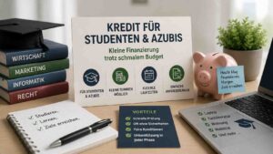 Kredit für Studenten und Azubis kleine Finanzierung trotz schmalem Budget