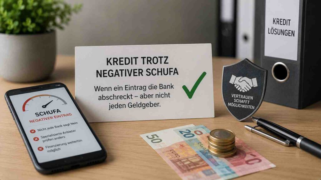 Kredit trotz negativer Schufa Wenn ein Eintrag die Bank abschreckt aber nicht jeden Geldgeber