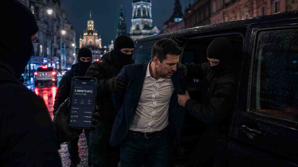 Krypto-Entführung in der Ukraine Warum Bitcoin-Vermögen physisch angreifbar werden
