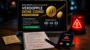 Krypto-Verdopplungs- und Gewinnspiel-Betrug erkennen