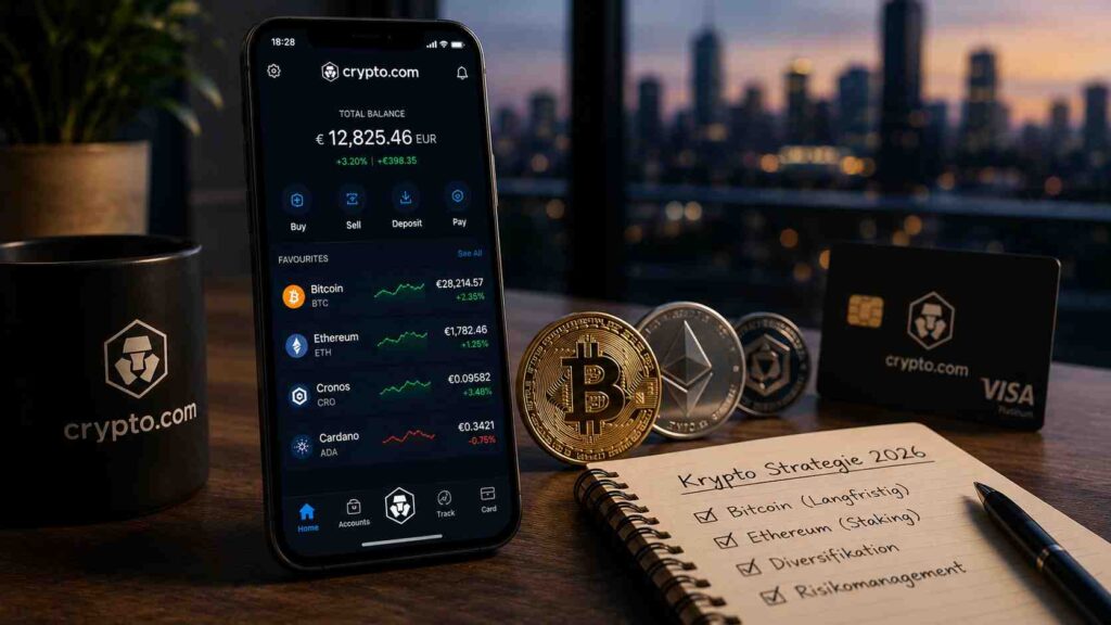 Kryptowährungen kaufen mit Crypto com 2026 Bitcoin Co über die App Funktionen, Gebühren und Risiken