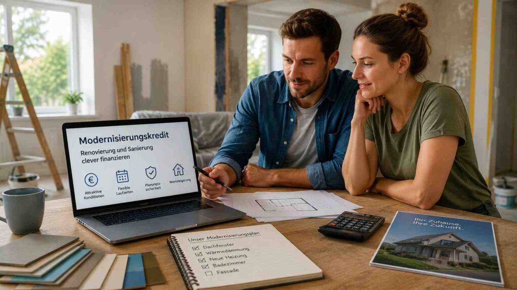 Modernisierungskredit Renovierung und Sanierung clever finanzieren
