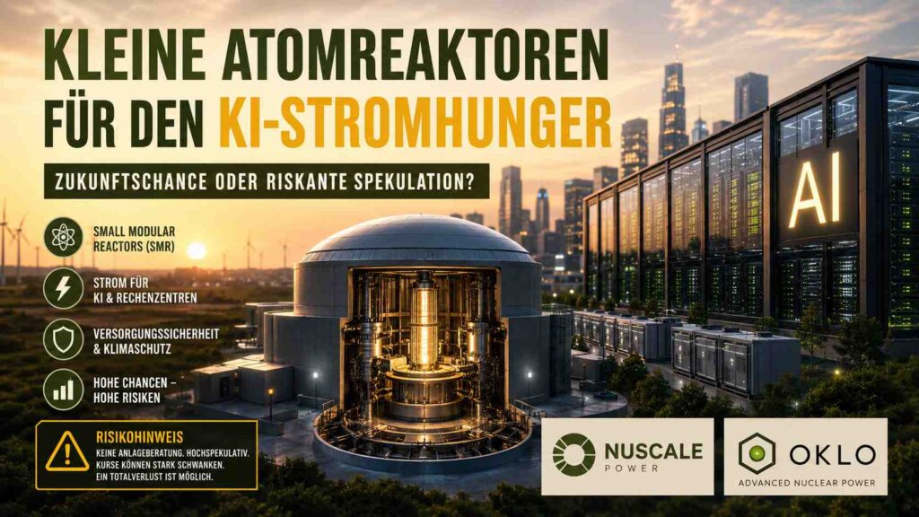 NuScale Oklo Co. Sind kleine Atomreaktoren die nächste große KI-Infrastruktur-Wette