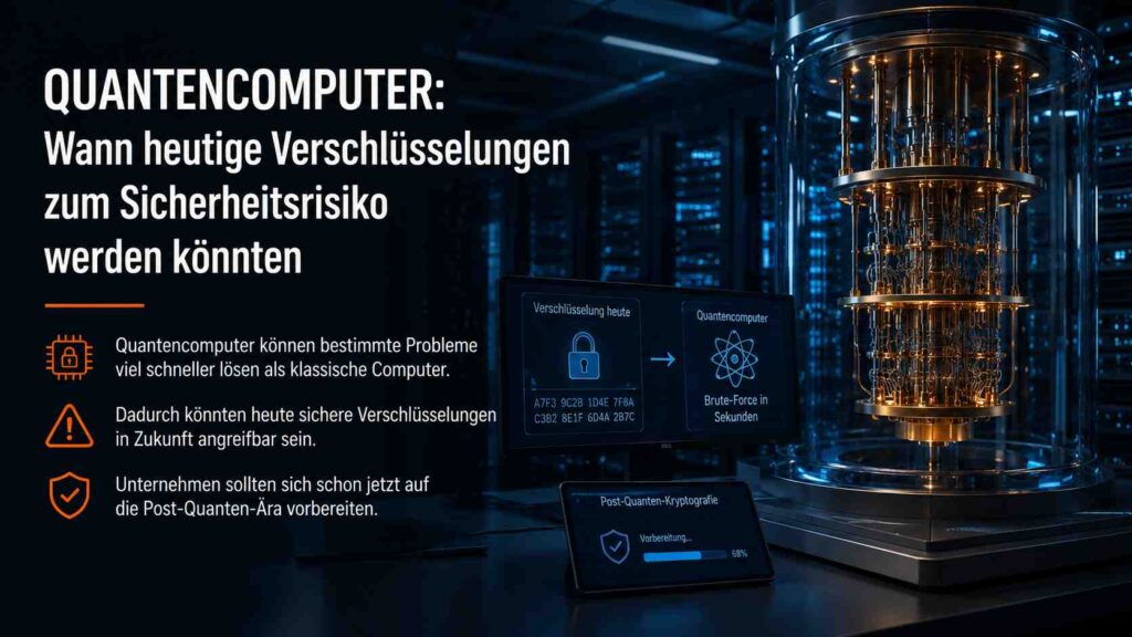 Quantencomputer Wann heutige Verschlüsselungen zum Sicherheitsrisiko werden könnten