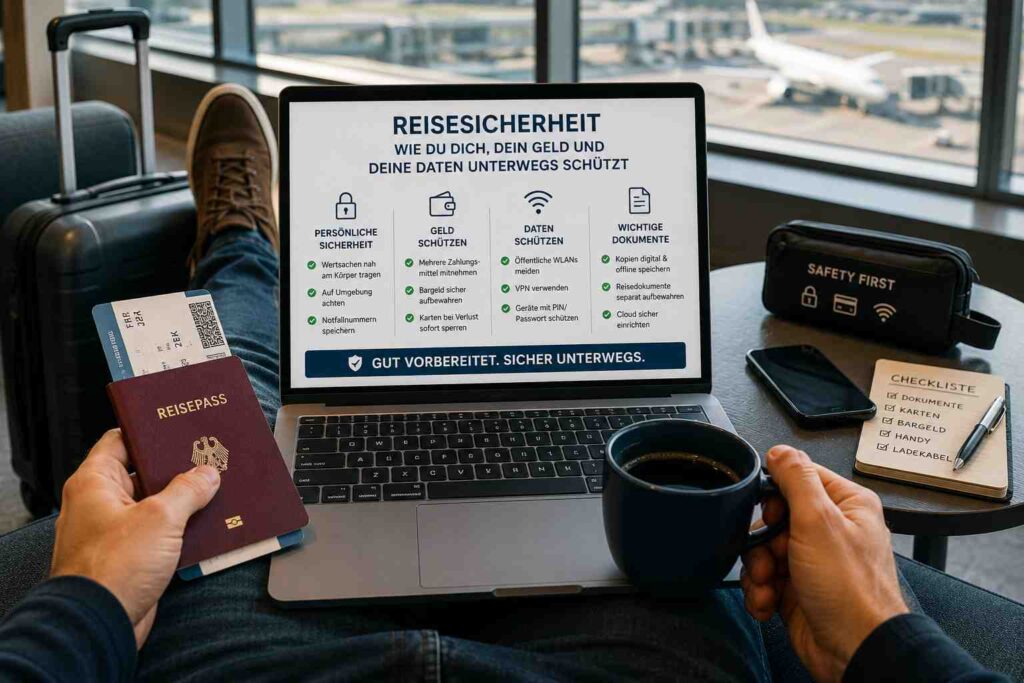 Reisesicherheit Wie du dich, dein Geld und deine Daten unterwegs schütz