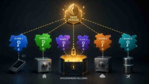Shamirs Secret Sharing erklärt Die Seed-Phrase aufteilen statt verstecken