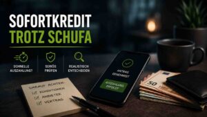 Sofortkredit trotz Schufa schnelle Auszahlung realistisch betrachtet