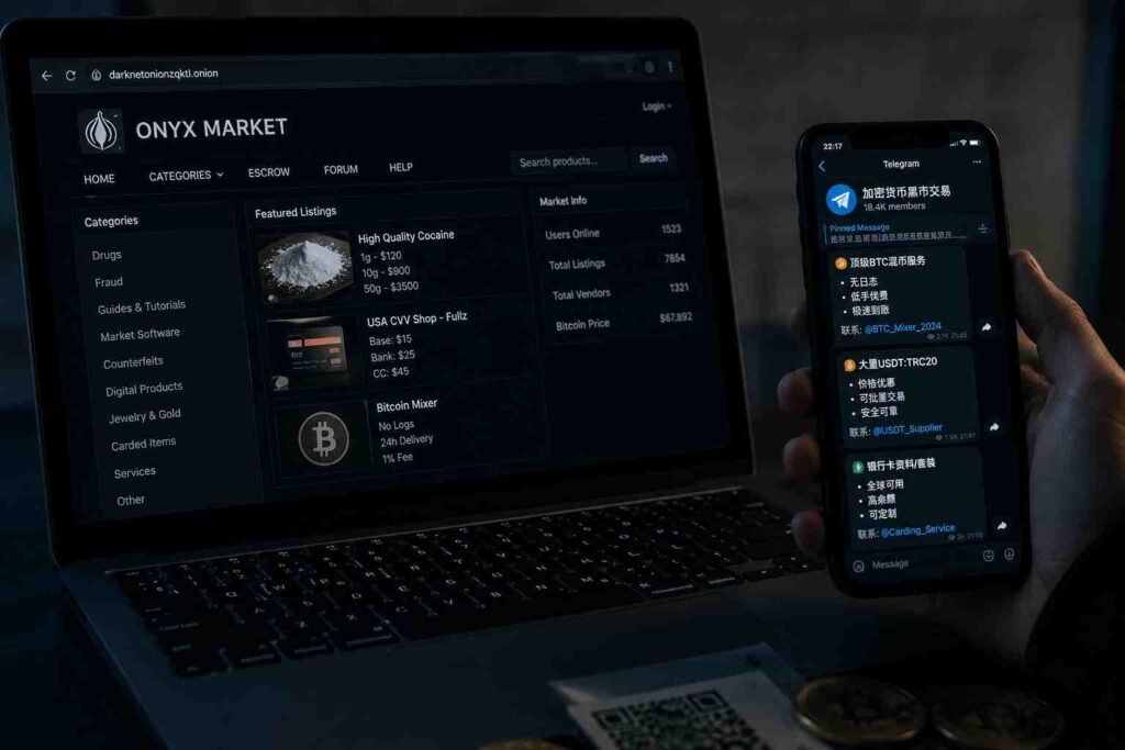 Vom Darknet zu Telegram: Wie chinesischsprachige Krypto-Schwarzmärkte zu den größten der Geschichte wurden