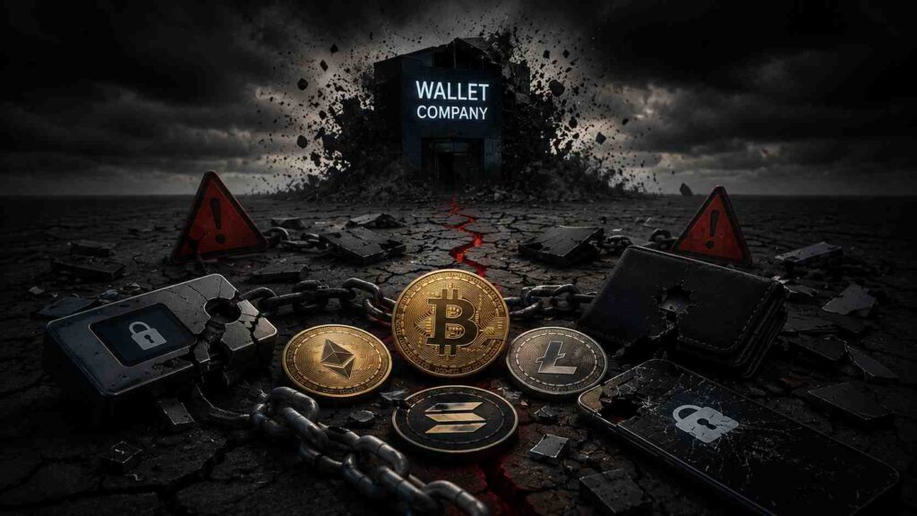 Was passiert mit deinen Coins, wenn der Wallet-Hersteller verschwindet