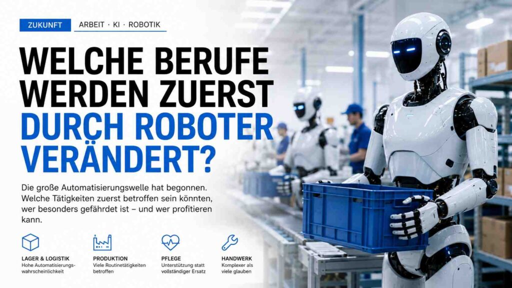Welche Berufe werden zuerst durch Roboter verändert