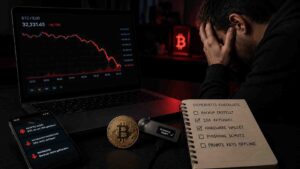 Wenn Bitcoin crasht: Die Sicherheitsfehler, die Halter in Panik machen