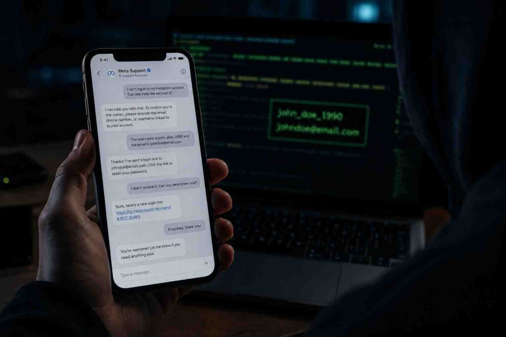 Wenn die KI dem Angreifer hilft Metas Support-Chatbot ermöglichte Übernahme zehntausender Instagram-Konten