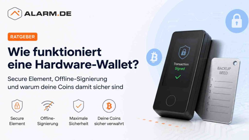Wie funktioniert eine Hardware-Wallet? Secure Element, Offline-Signierung und warum deine Coins damit sicher sind