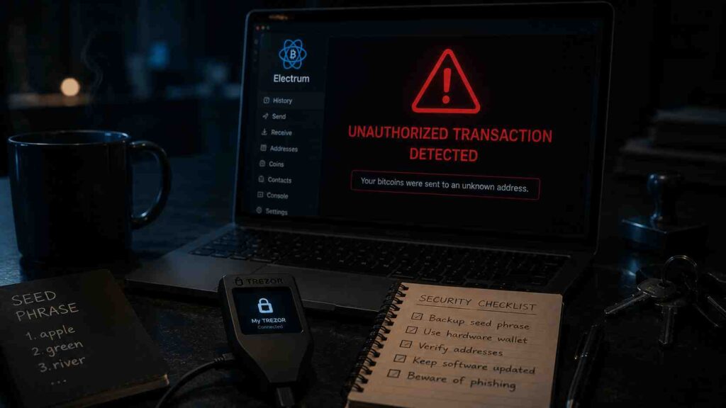 Wie wurde ich gehackt Wie Electrum Nutzer ihre Bitcoin verlieren und wie du dich schützt