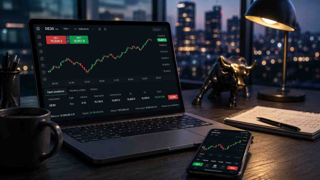 XTB CFD-Trading 2026 Mit Hebel auf Kurse setzen Funktionsweise Kosten und Risiken