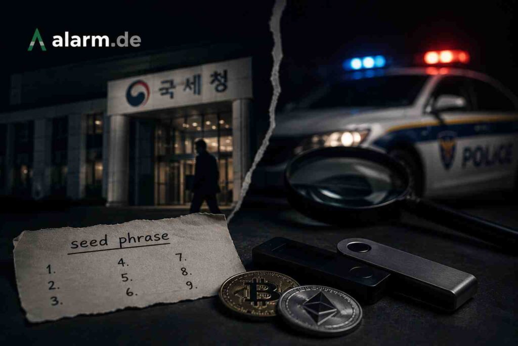 Zweimal bestohlen: Wie die koreanische Steuerbehörde eine Seed Phrase leakte – und die Polizei jetzt den zweiten Dieb jagt