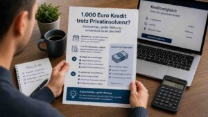 1.000 Euro Kredit trotz Privatinsolvenz: Kleinbetrag, große Wirkung – so kommst du an das Geld