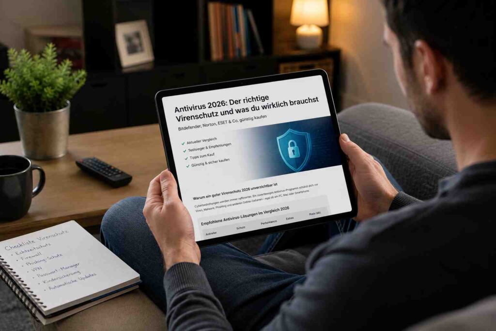 Antivirus 2026: der richtige Virenschutz – und was du wirklich brauchst. Bitdefender, Norton, ESET & Co. günstig kaufen