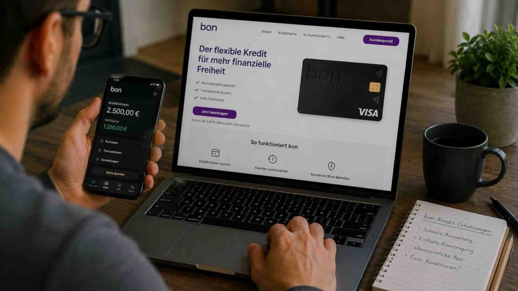 Bon-Kredit: Abzocker oder seriös? Erfahrung, Kreditkarte und welche Bank dahintersteckt